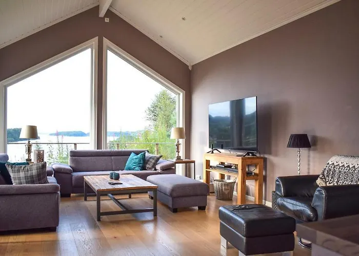 Luxury Fjord With Jacuzzi Stunning View And Grill Hut Casa de Férias