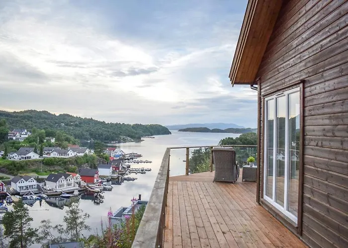 Casa de Férias Luxury Fjord With Jacuzzi Stunning View And Grill Hut
