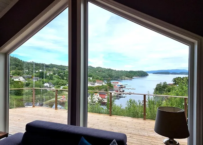 Luxury Fjord Cabin With Jacuzzi, Boat Dock & View Casa vacanze Sveio